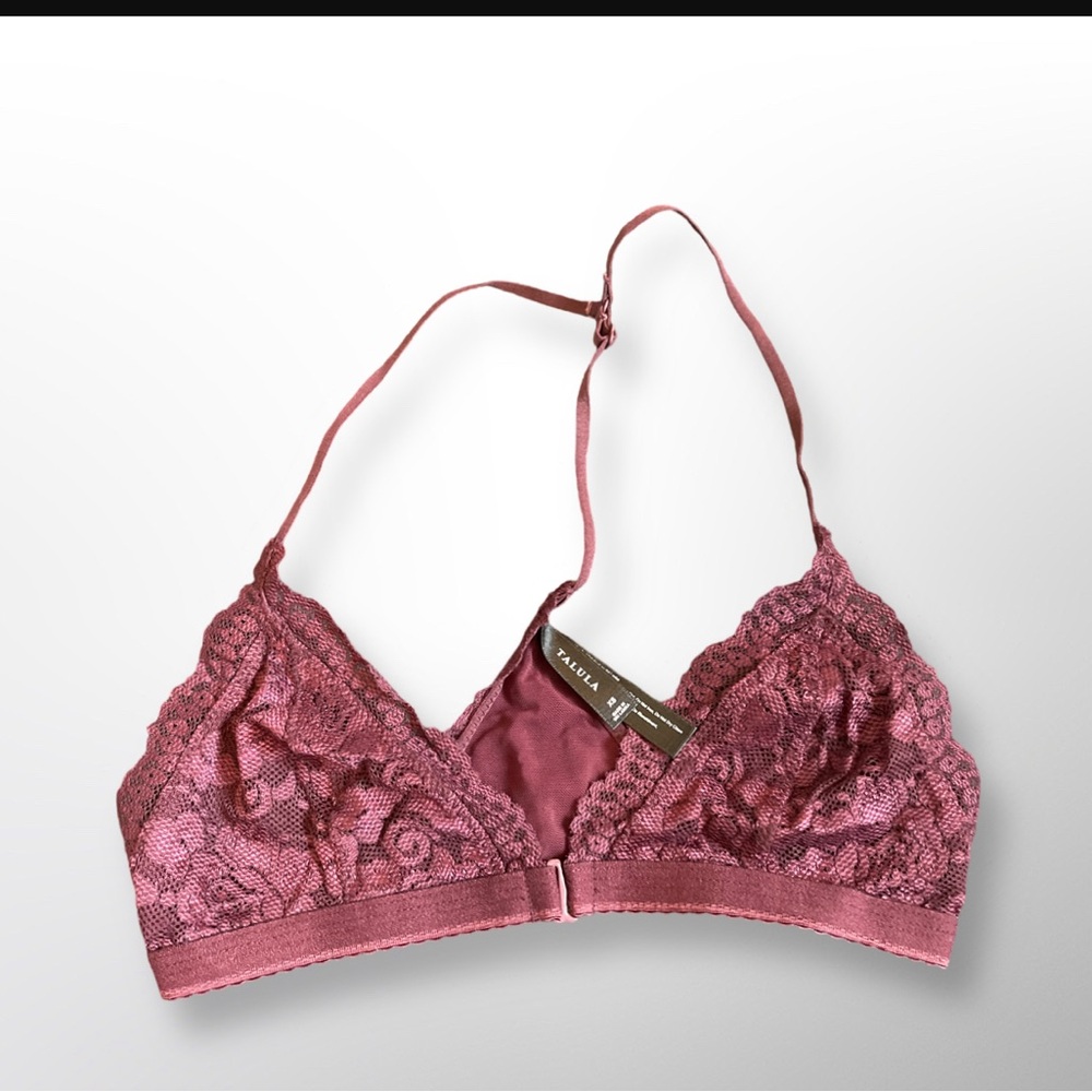 Aritzia Taula racer back lace bralette x small